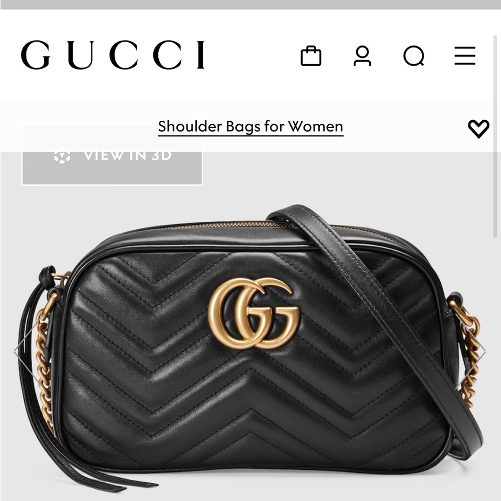 GG MARMONT SMALL SHOULDER BAG ORGINALLY $1950 on website